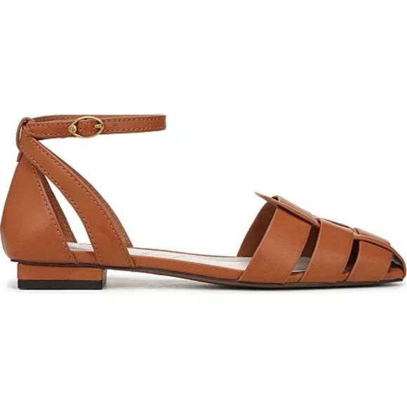 Franco Sarto Taylon Fisherman Sandals, Tan Size 10 - Picture 2 of 9